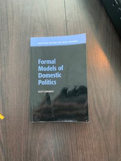 Formal model of Domestic Politics by Scott Gehlbach