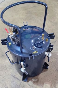TCP Global 5 Gallon (20 Liter) Heavy Duty Steel Pressure Pot