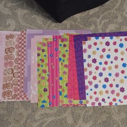 300 + 12x12 Scrapbook paper Many Themes