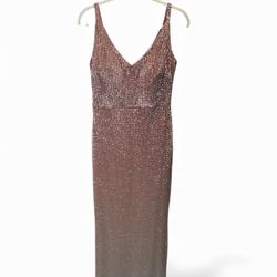 NW Pink & Silver Formal Dress Size 10