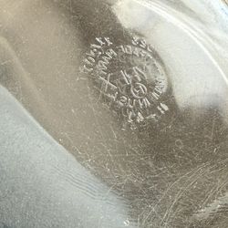 Vintage Pyrex Clear Glass Mixing Bowl – Made in USA – Mid Century