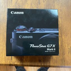 Canon Powershot G7X Mark II
