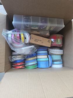 Assorted Box Of Ribbons