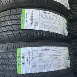 New tires 185/65/15 Achilles tires $55  each plus tax plus installation and ballance