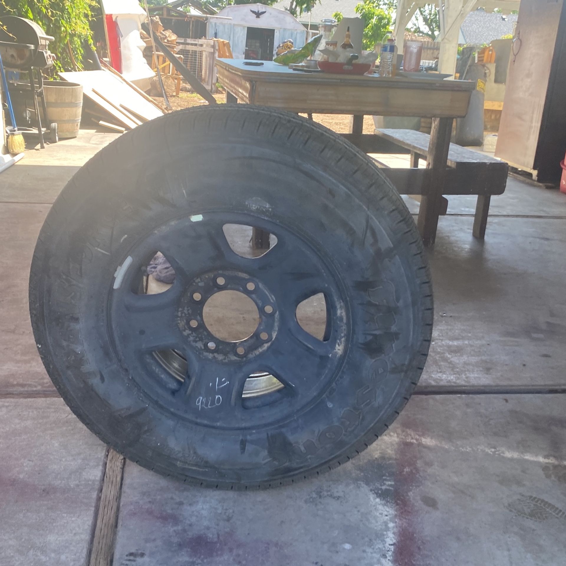 8 Hole One Tire Only