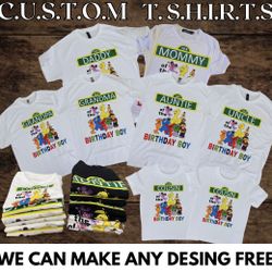 Custom T Shirts (read description)