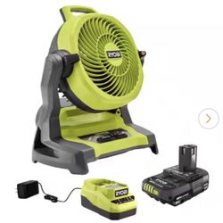 ONE+ 18V Cordless 7-1/2 in. Bucket Top Misting Fan