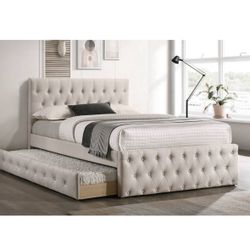 Full Bed Frame With Trundle Twin Not Including 