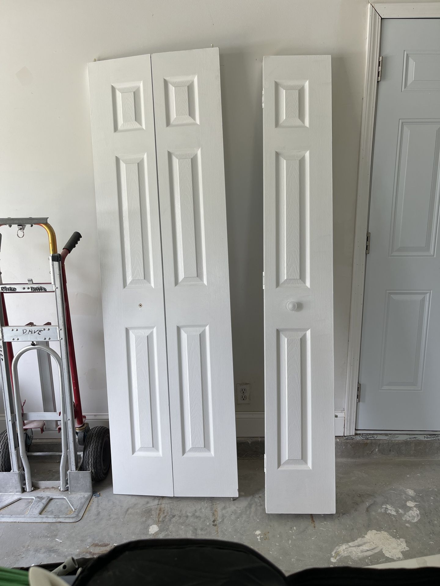 Closet door bifold door 12 (24) x 80