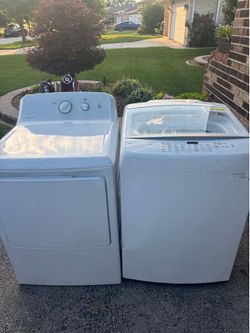LG washer and gas dryer set