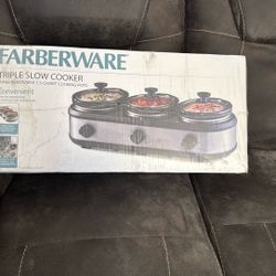 Farberware Triple Slow Cooker 1.5 Quart