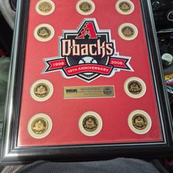 Arizona Diamondbacks 10th Anniversary Commerative Plaque