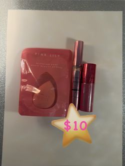$10 bundle- beauty sponge, highlighter, lip gloss