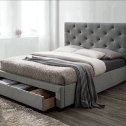 Twin Bed With Storage New