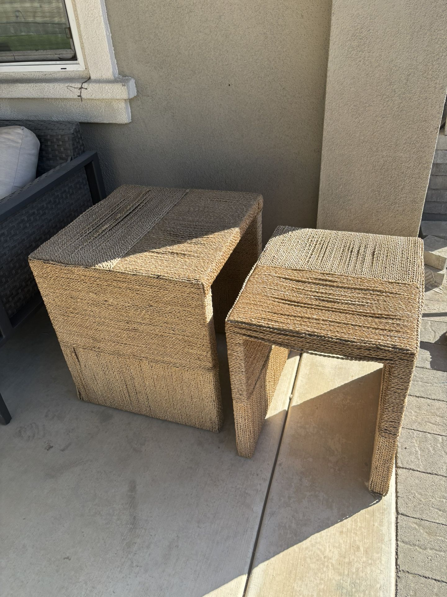 Target Woven Outdoor Tables