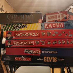 4 Monopoly Board Games Bundle (Includes more Games)