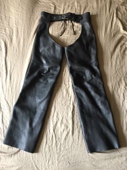 Iron Hides S Women’s thick leather motorcycle chaps