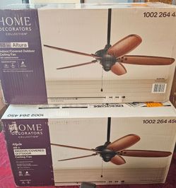 48" Indoor/Outdoor Oil-Rubbed Bronze Ceiling Fan