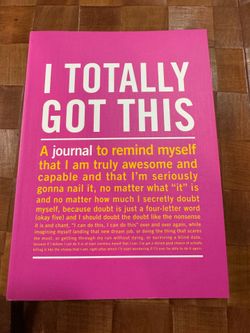 I TOTALLY GOT THIS JOURNAL. 7x9.5"