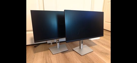 Pair of Dell 24" Monitors (P2422HE USB-C Hub + P2422H) – Excellent Condition