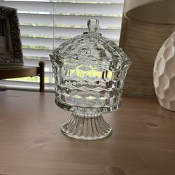 Vintage Glass Dish - Candy/Decorative