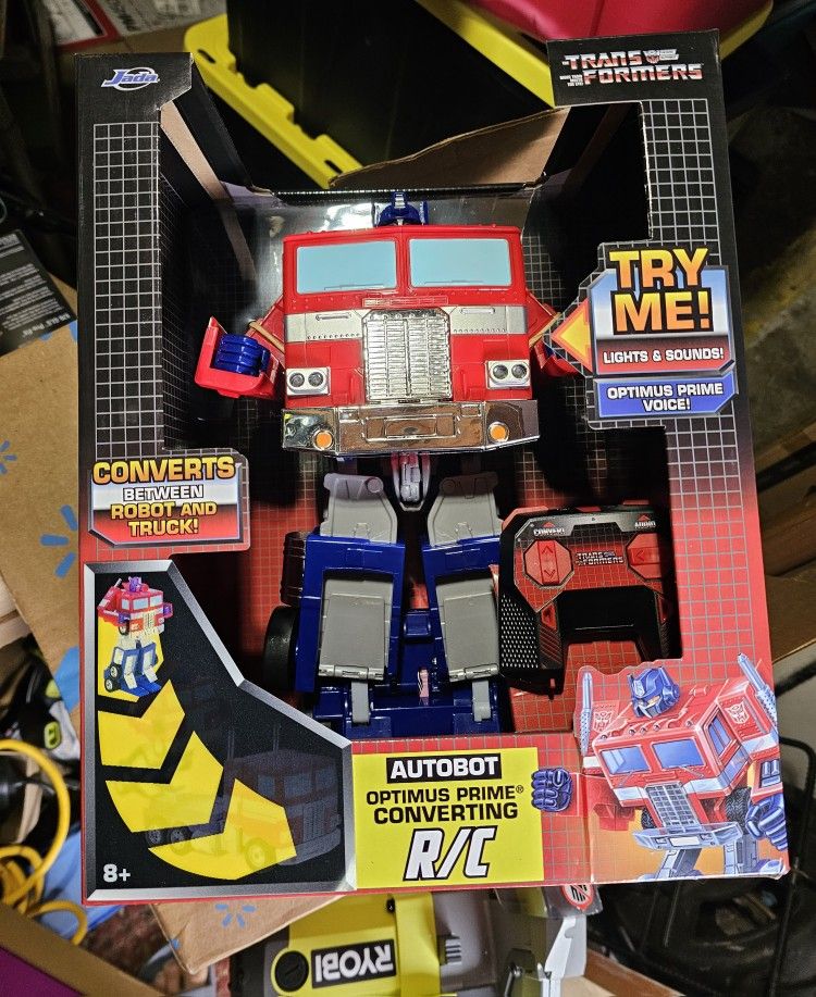 Transformers Optimus Prime R/c Converting Toy
