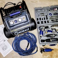 Kobalt 3-Gallon Air Compressor & Pneumatic Tool Ki