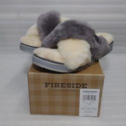 Fur slippers. Size 9 women's shoes. Brand new in box. Like UGG 
