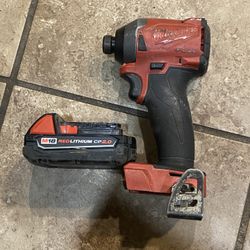 Milwaukee Impact Drive And Battery 