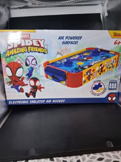 Spidey and friends electronic Air hockey table new