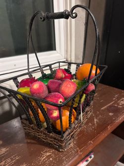 VINTAGE collection HANDBLOWN FRUIT decor (glass too!)