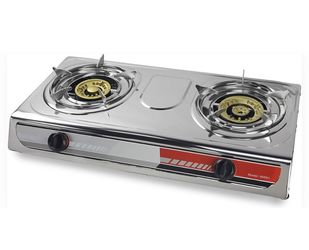 Alpha Double Gas Burner With Hose New In Box