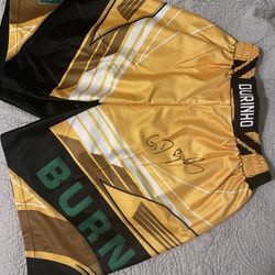 Gilbert “Durinho” Burns Signed UFC Shorts (Beckett Witnessed)