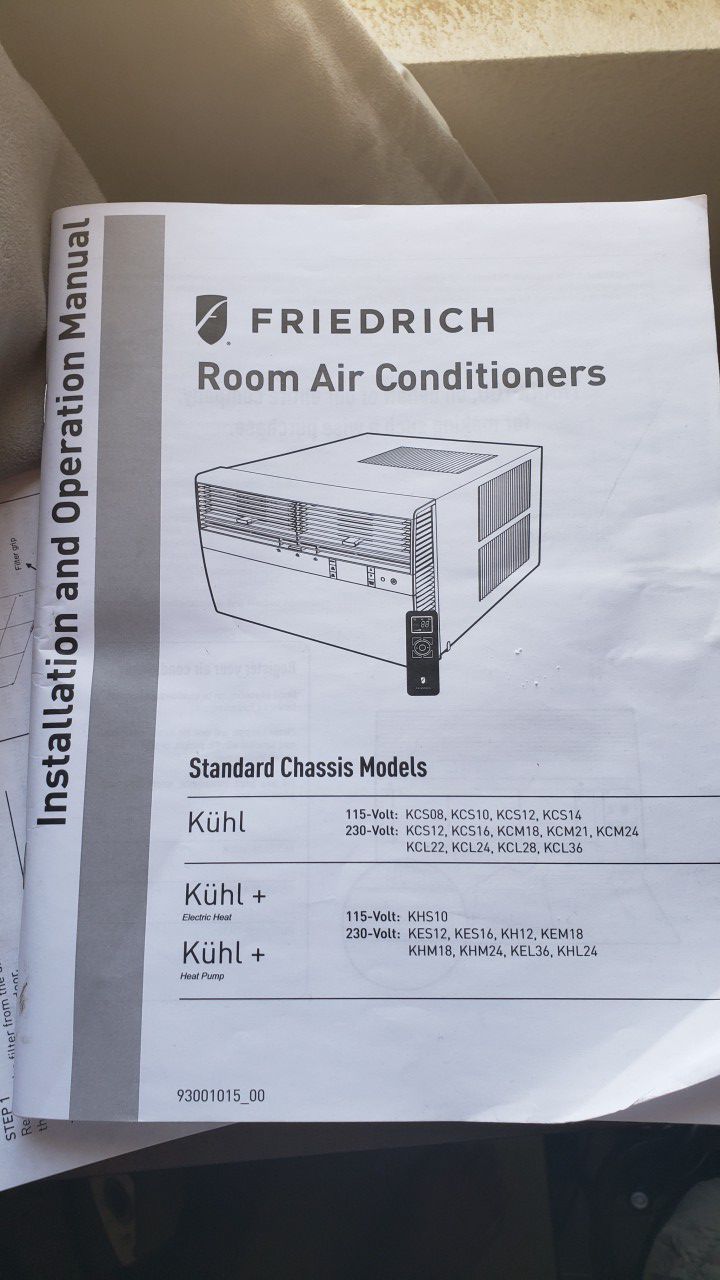 Friedrich air conditioner 12000 btu