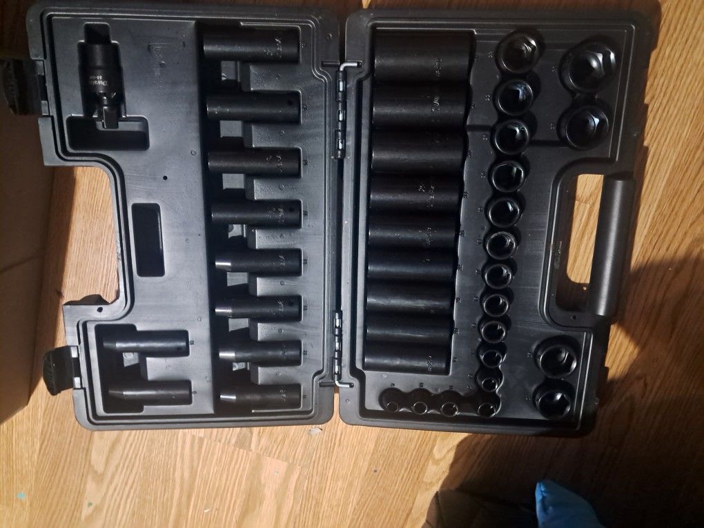 Duralast 39pc. Metric Impact Socket Set 1/2DR.