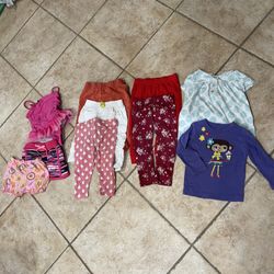 12 Month Old Baby Girl Clothes 1 - bathing suit 1 - skirt - puma  1 - shirt 5 - pants 2 - shirts 10 pieces   Brands Puma Carters Cat and Jack  Childre