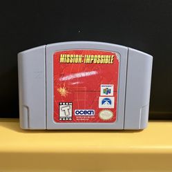 Mission Impossible Nintendo 64 video game system n64 console Authentic MI