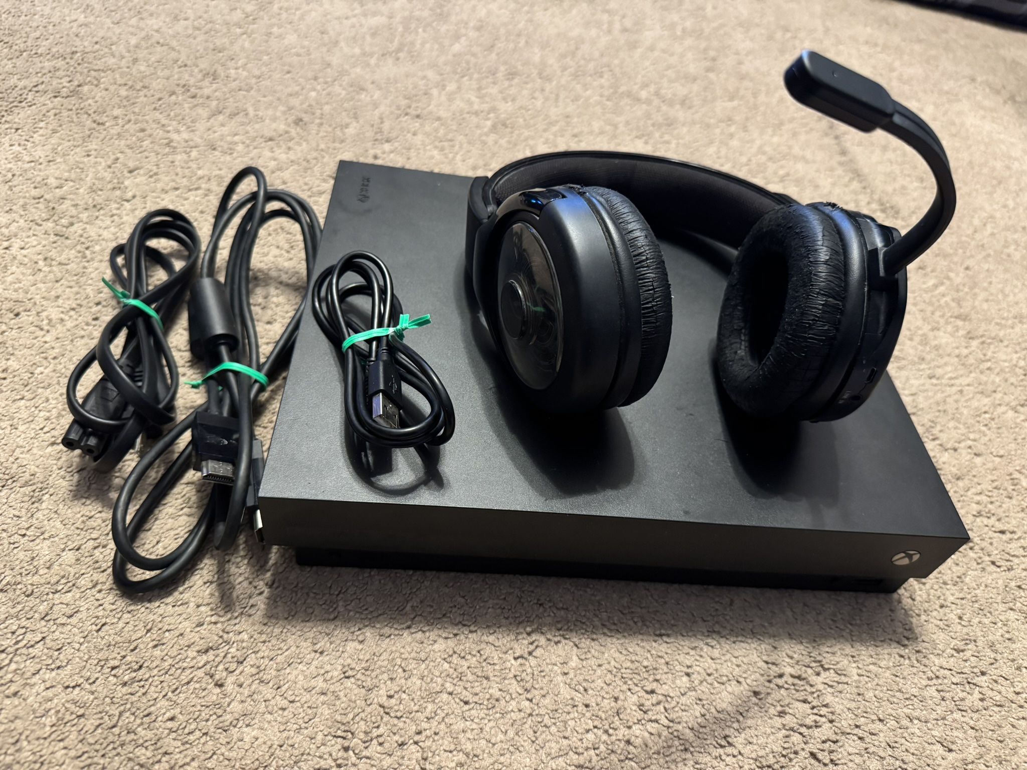 Xbox One X + FREE Wireless Headset