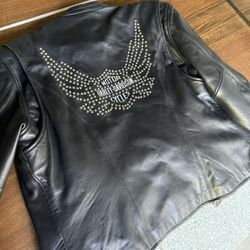 Woman’s Harley Davidson leather Jacket 