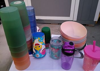 Cups and bowls, etc