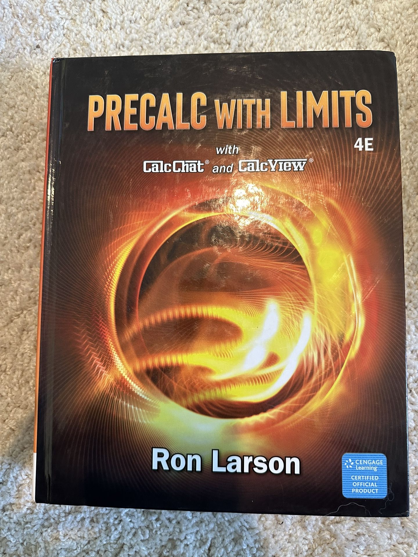 Precalculus with Limits 4th Edition Ron Larson Hardcover 4th Ed Excellent Cond