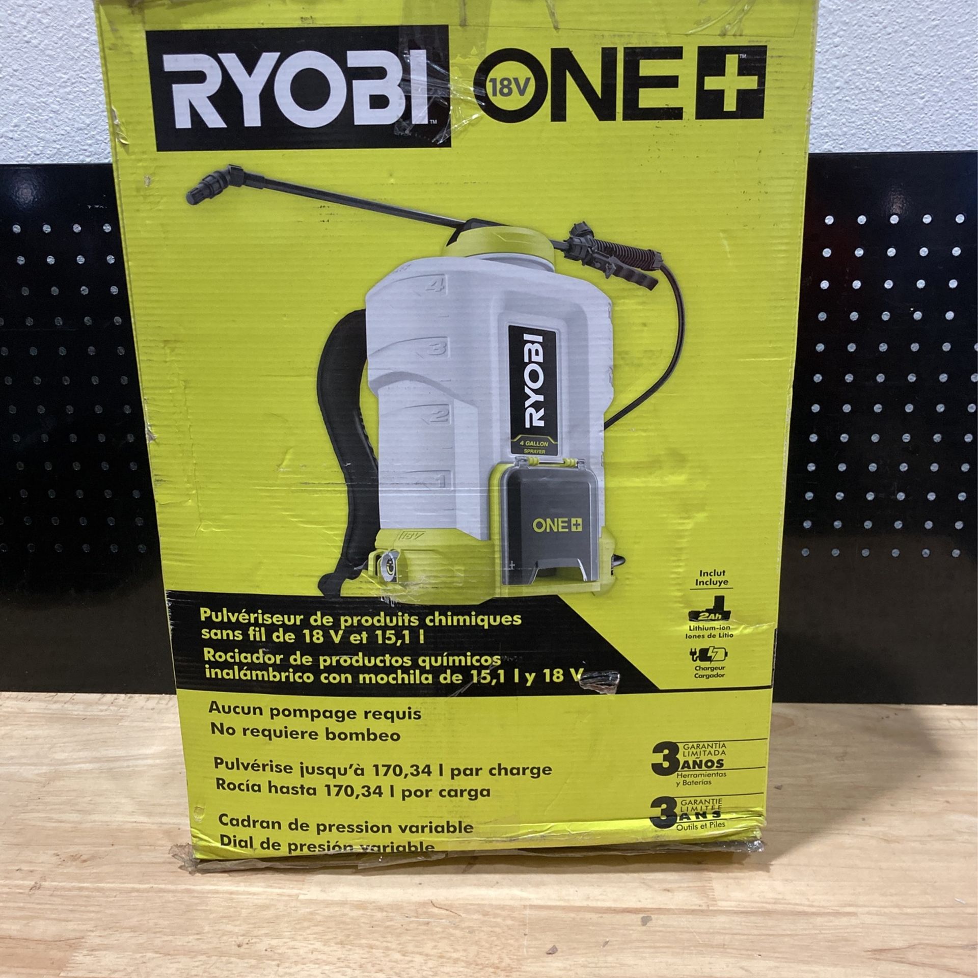 RYOBI ONE+ 18V Cordless Battery Gal. Backpack Chemical Sprayer with 2.0  Ah Battery and Charger for Sale in Phoenix, AZ OfferUp