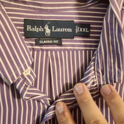 New Men's Polo Dress Shirt Size XXL 