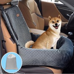 brand new BCOCHAO  Dog Car Seat Pet Booster Seat Pet Travel Safety Car Seat color gray 