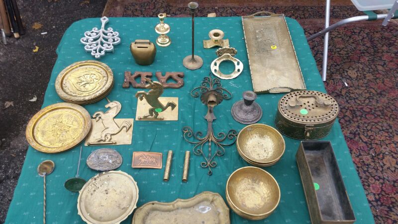 Brass and other metal lot