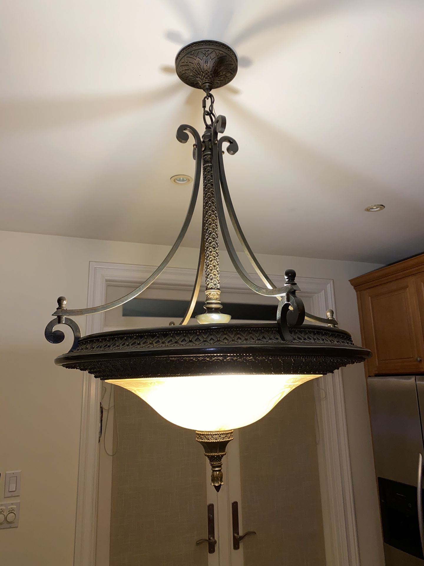 Hanging celling kitchen light fixture.