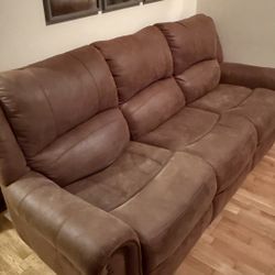 Used Reclining Living Room Set Couch Loveseat Recliner
