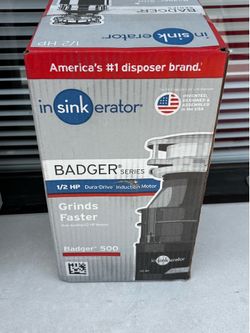 Badger 500 InSinkErator 1/2hp