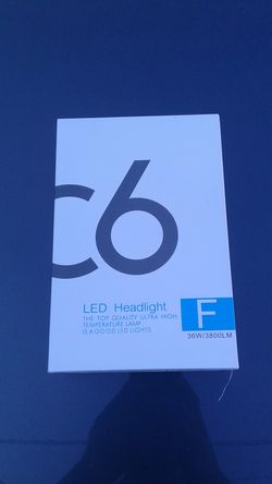 C6 LED HEADLIGHT #9005/HB3 COLOR BLANCOS 6000K NUEVOS EN SU CAJA TENGO DE TODO TIPO DE MEDIDAS NÚMEROS Y LETRAS