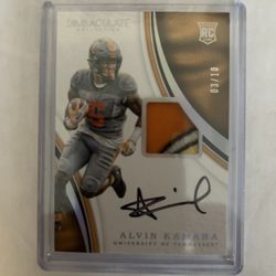 Alvin Kamara Rookie Jersey Autograph 